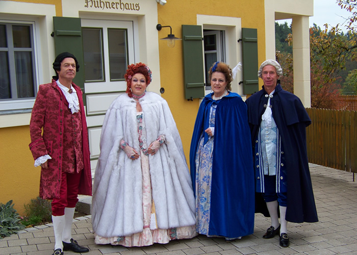 Markgrafen sind zu Besuch
